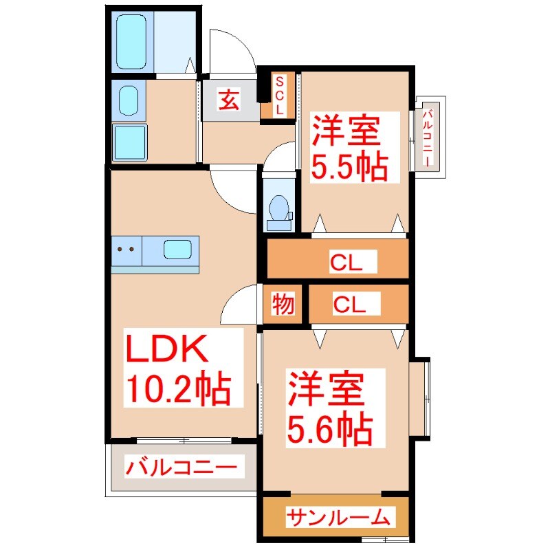 ＡＶＡＮＴＩの物件間取画像