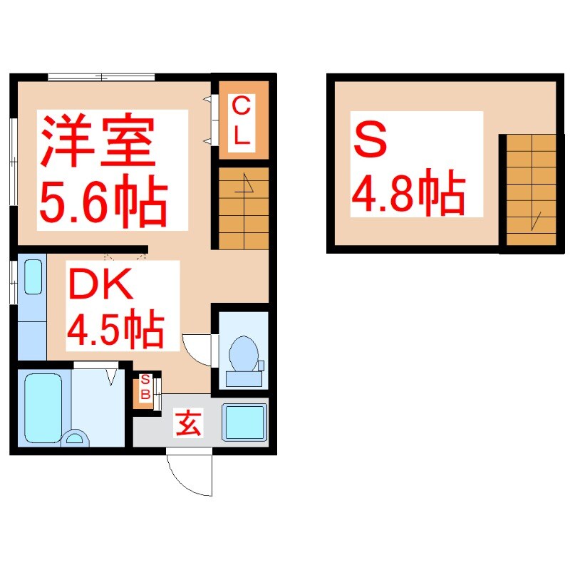 アクアリッチの物件間取画像