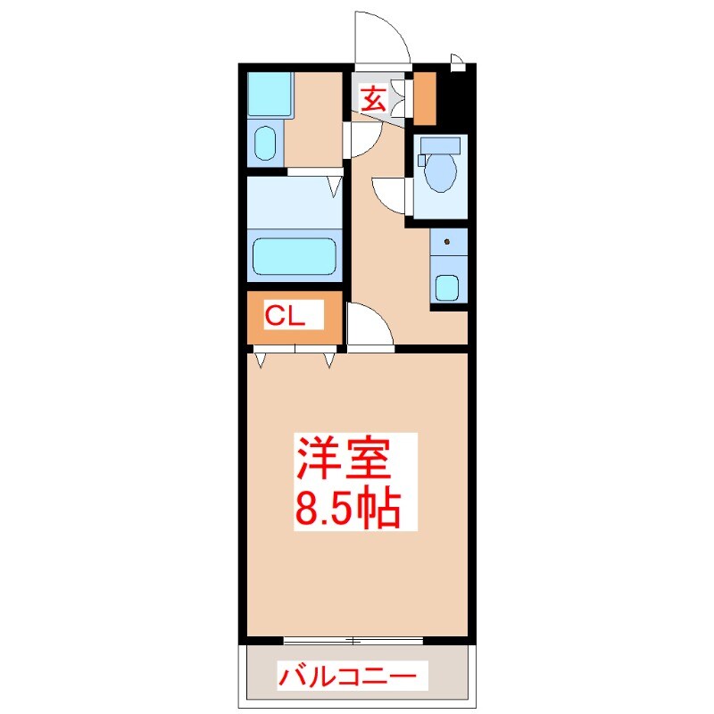 リヴィエ－ル小松原の物件間取画像