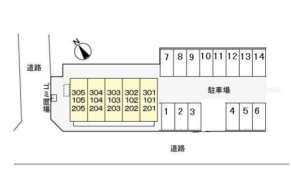 リヴィエ－ル小松原の物件外観写真