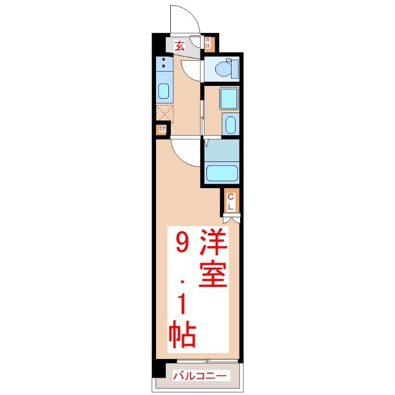 Ｕｎｉ　Ｔｗｉｎｔｏｗｅｒ　Ｗｉｓｄｏｍの物件間取画像