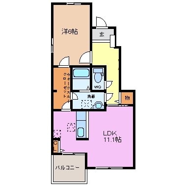 ソラーナの物件間取画像