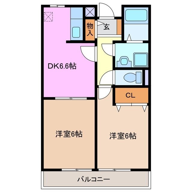 物件間取画像
