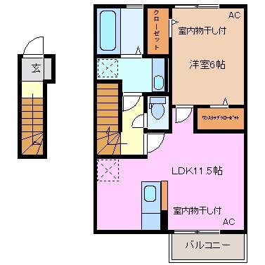 セジュール　東矢田の物件間取画像