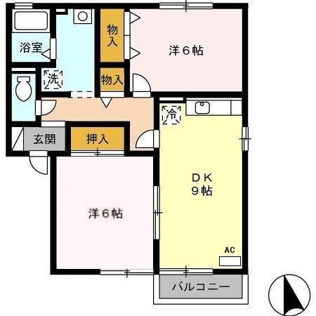 穴太駅 徒歩12分 2階の物件間取画像