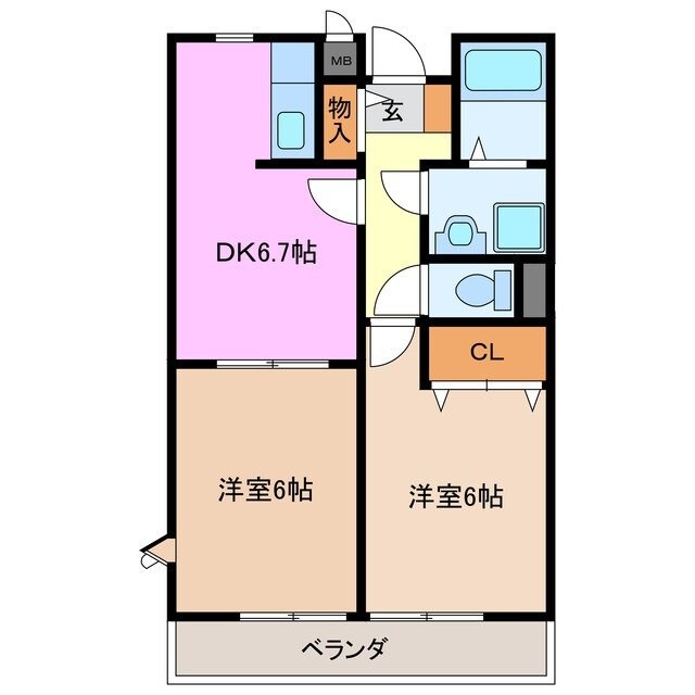 物件間取画像
