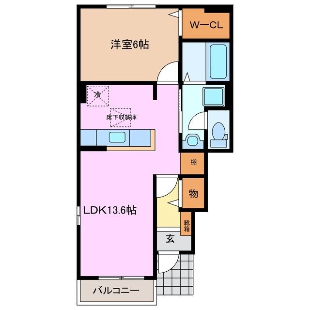 ベルベル　Ⅱの物件間取画像
