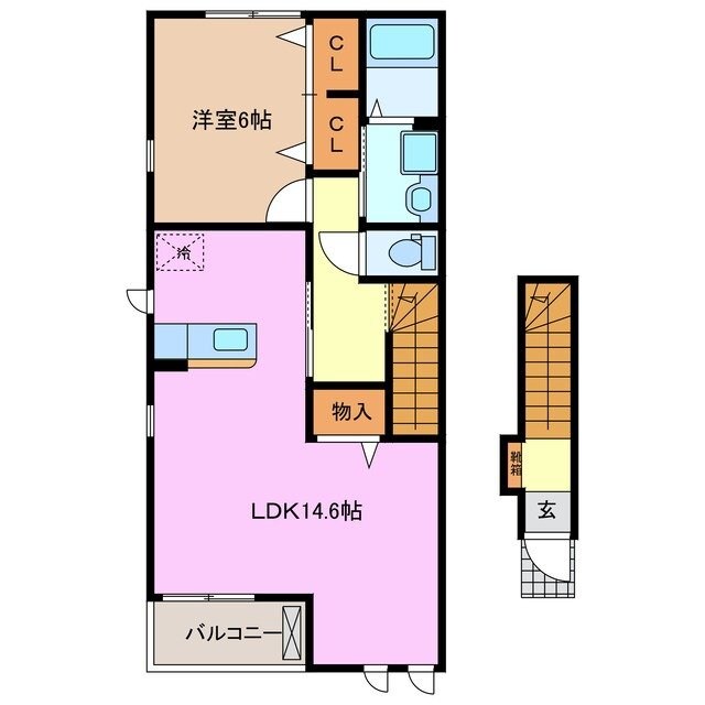 ヴィオラ２１－Ⅲの物件間取画像