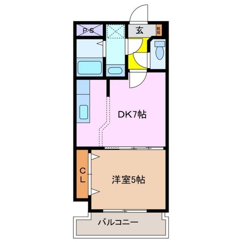 蓮花寺駅 徒歩8分 1階の物件間取画像