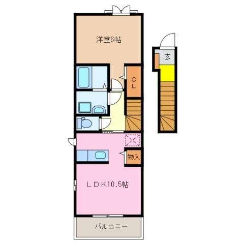 ジュネスの物件間取画像