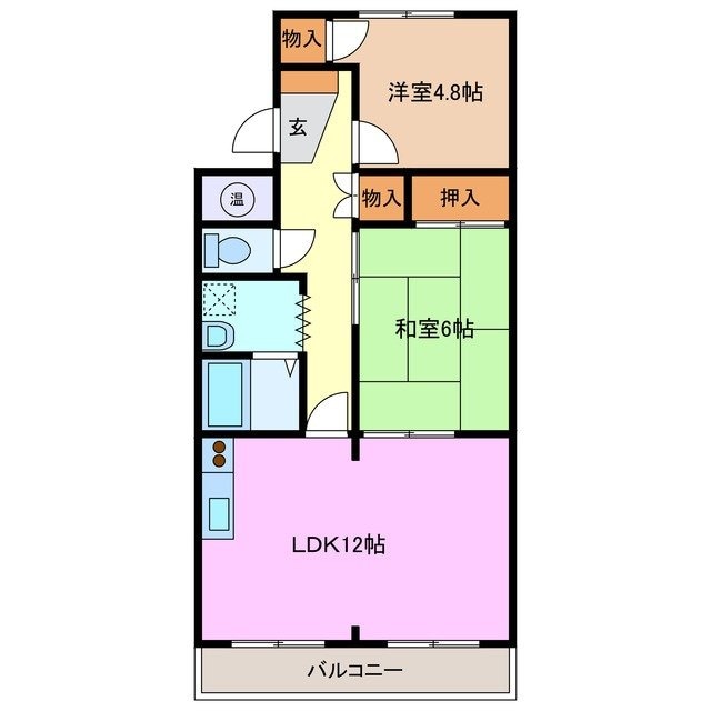 グリーンフォレストの物件間取画像