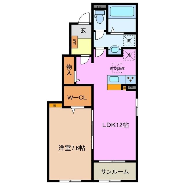 エトワール　Ｂの物件間取画像