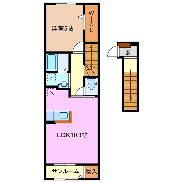 ルミエール東員の物件間取画像