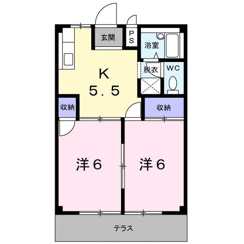 平田町駅 徒歩12分 1階の物件間取画像