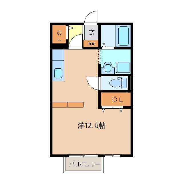 平田町駅 徒歩24分 2階の物件間取画像