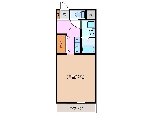 第六アーバンハイツの物件間取画像