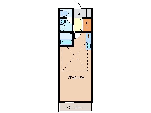 平田町駅 徒歩20分 2階の物件間取画像