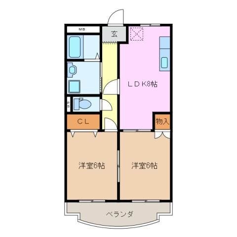 カサグランデの物件間取画像