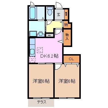 井田川駅 徒歩60分 1階の物件間取画像