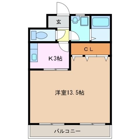 井田川駅 徒歩12分 2階の物件間取画像