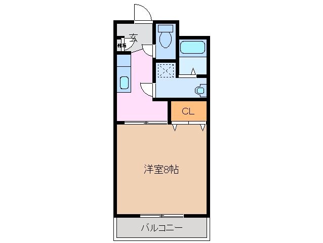 平田町駅 徒歩18分 1階の物件間取画像