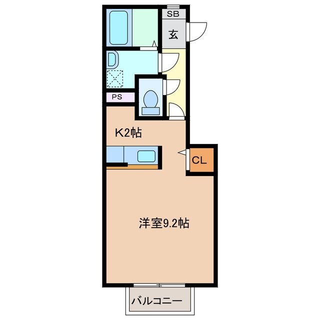 大谷ヴィラの物件間取画像