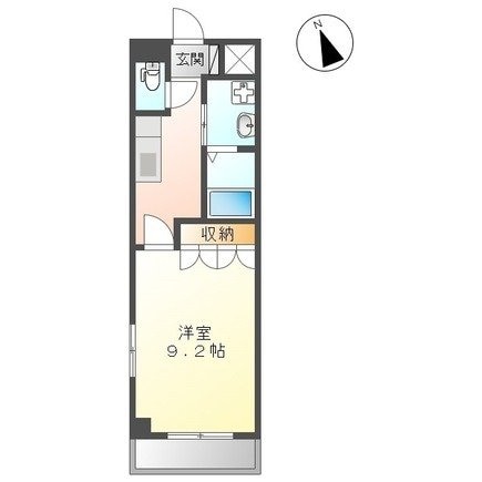 ハイツ南丸の内の物件間取画像