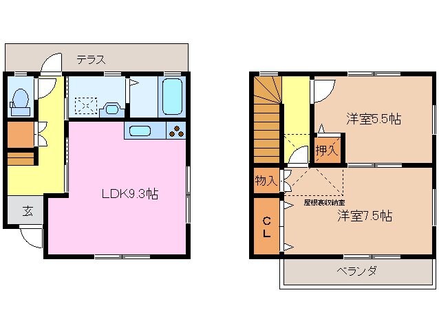 サーラ・マンジェⅡの物件間取画像