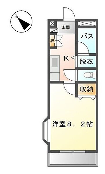 インターメゾン河芸の物件間取画像