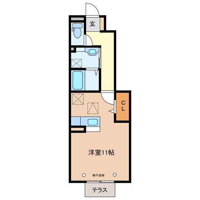 グランテージ上浜の物件間取画像