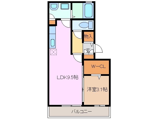 リビングタウンさくらだの物件間取画像