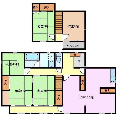 栗真町屋町浅生様貸家の物件間取画像