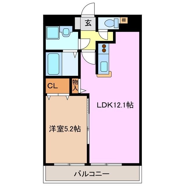 ライフコート丸之内の物件間取画像