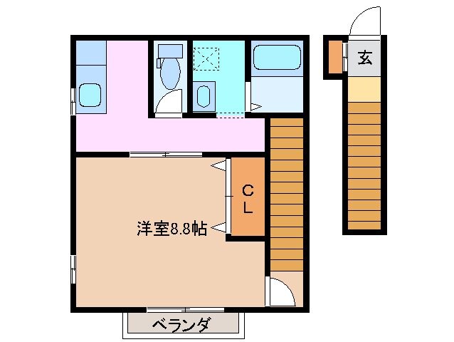 アンフィニⅡの物件間取画像