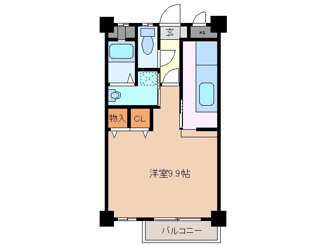 平田町駅 徒歩11分 3階の物件間取画像