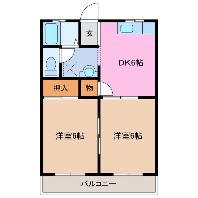 西条ビルディングの物件間取画像