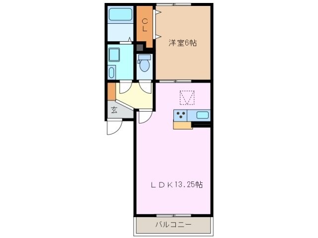 平田町駅 徒歩4分 3階の物件間取画像