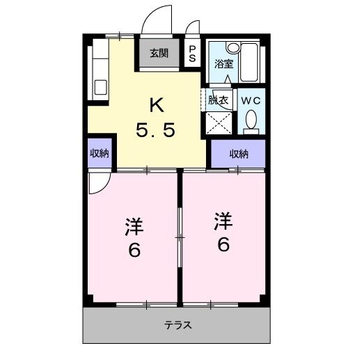 シティハイツ幸（ゆき）の物件間取画像