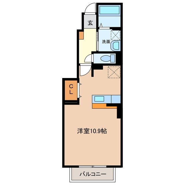 平田町駅 徒歩10分 1階の物件間取画像