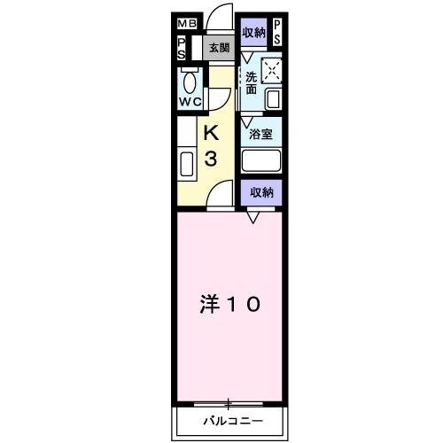 平田町駅 徒歩10分 2階の物件間取画像