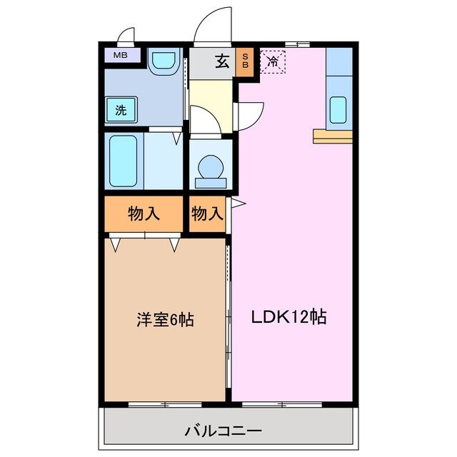 カレン曙の物件間取画像