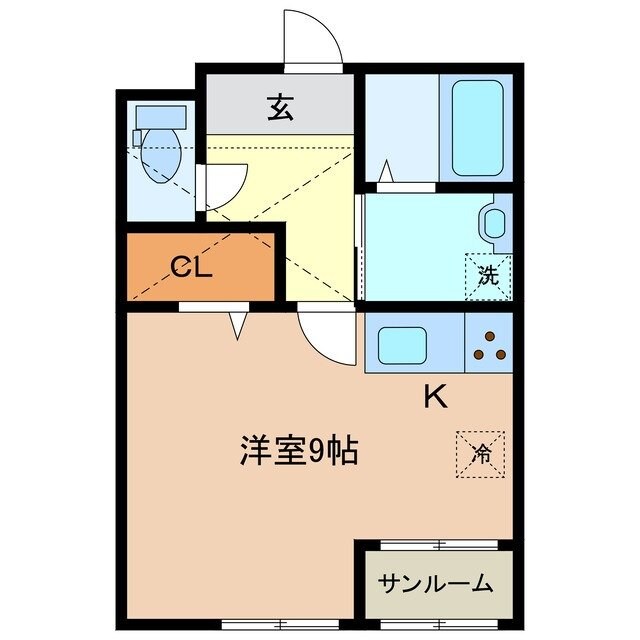 富田浜駅 徒歩5分 1階の物件間取画像