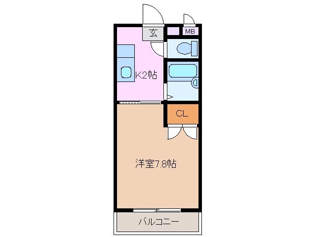 霞ケ浦駅 徒歩32分 1階の物件間取画像