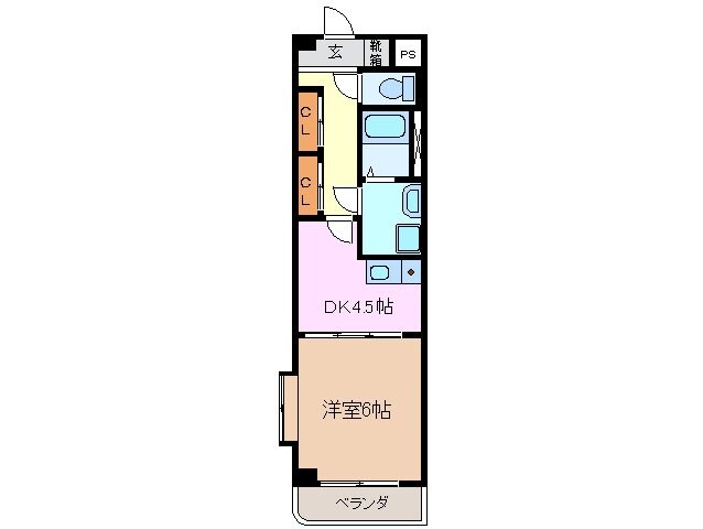 霞ケ浦駅 徒歩8分 2階の物件間取画像