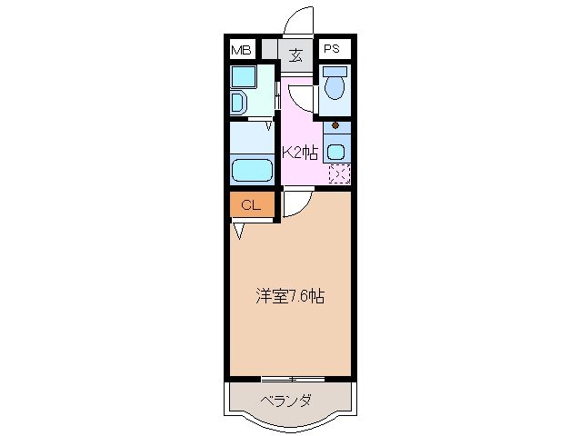 富田浜駅 徒歩5分 3階の物件間取画像