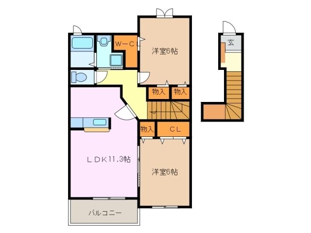 セレーノ・スパッツィオⅡＢの物件間取画像