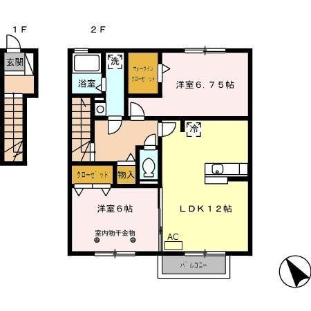 サンパティックの物件間取画像