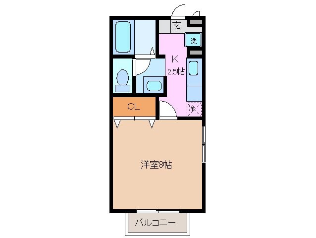 ＶＩＣＴＯＩＲＥの物件間取画像