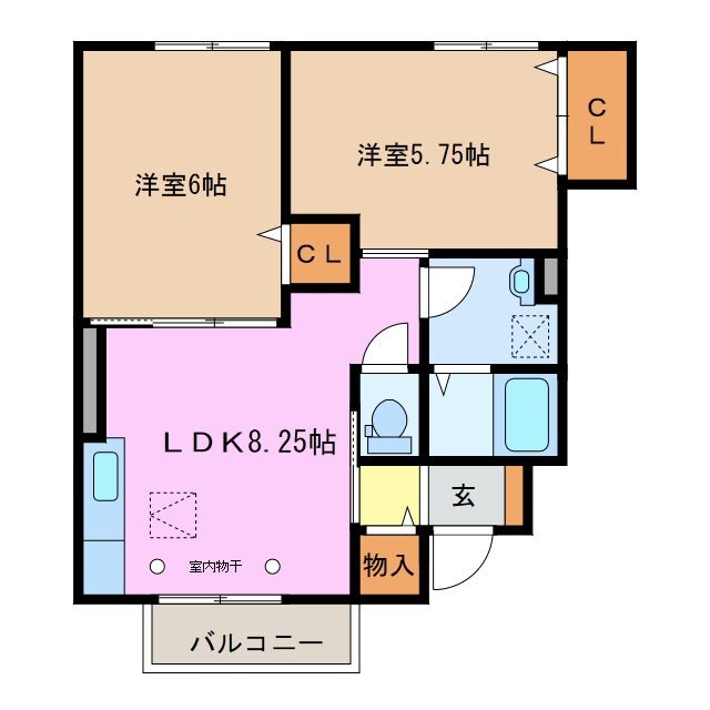 白子駅 徒歩19分 1階の物件間取画像