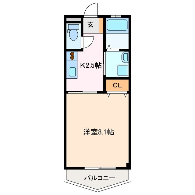 インターネットハウス江島の物件間取画像